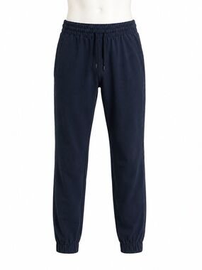 Size L Abercrombie & Fitch Men’s 4-Way Stretch Crossover Jogger Pants Navy